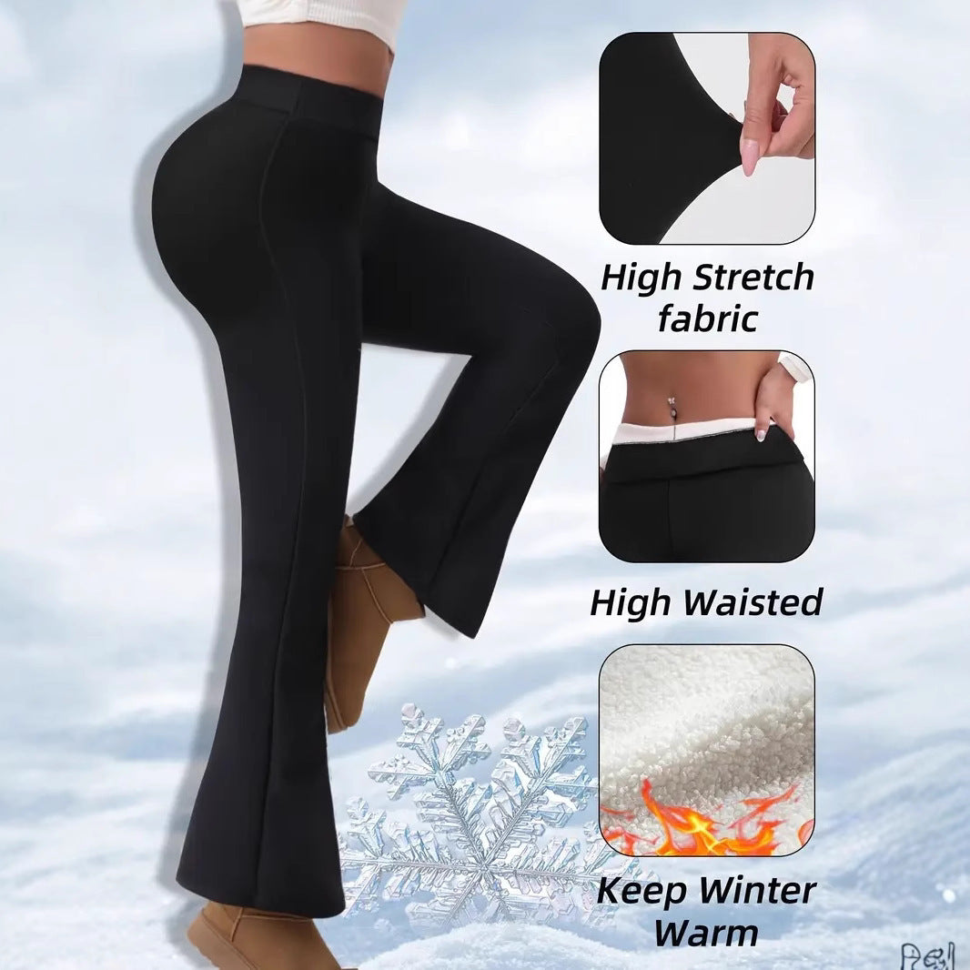 High Waist Winter Warm Leggings - Hip Lift & Belly Shaping Yoga Pants