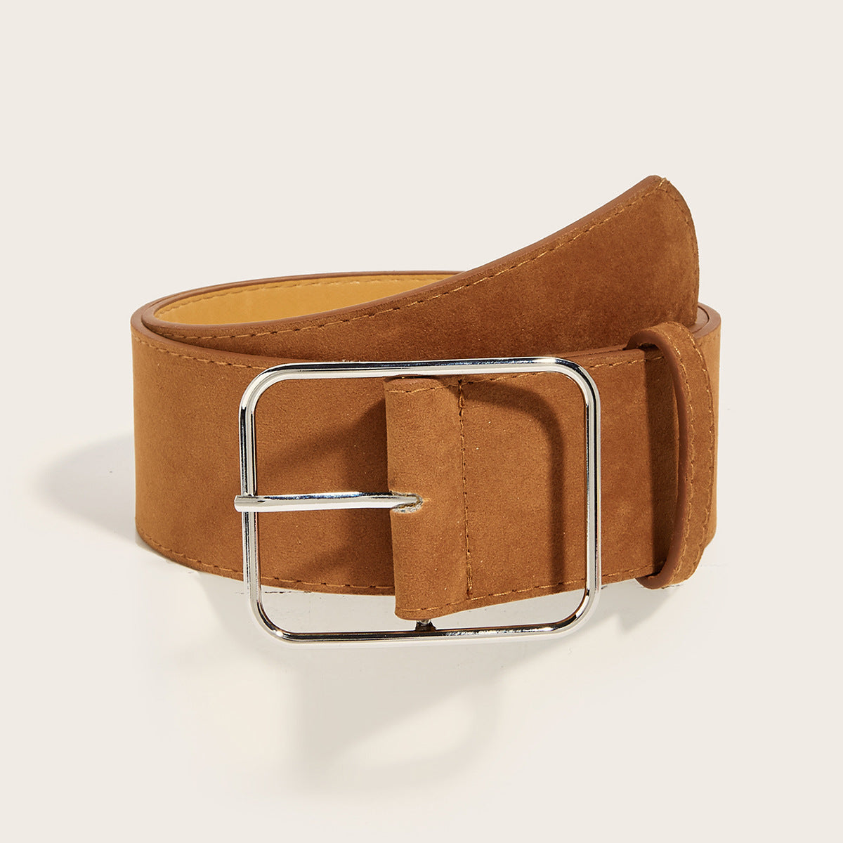 Retro Wide Waist Belt – Elegant Slimming Dress Accessory