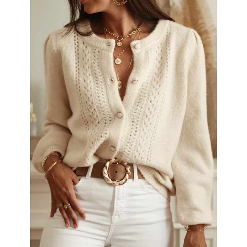 Women’s Cardigan - 2025 Trendy Button-Down Knitwear